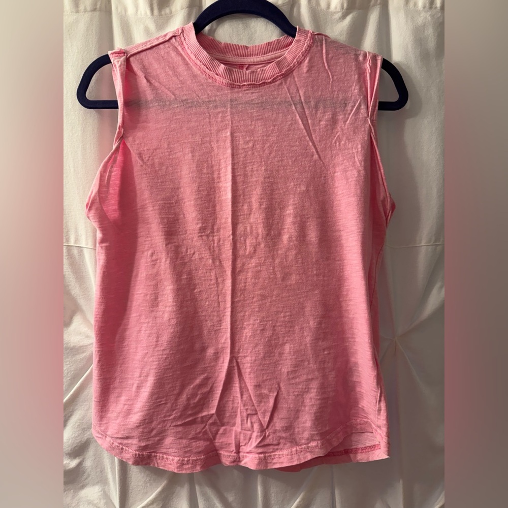 Anthropologie Pilcro Vinnie Sleeveless Top, Pink, Size Extra Small